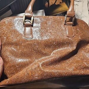 Bueno Chocolate Brown Interior Handbag